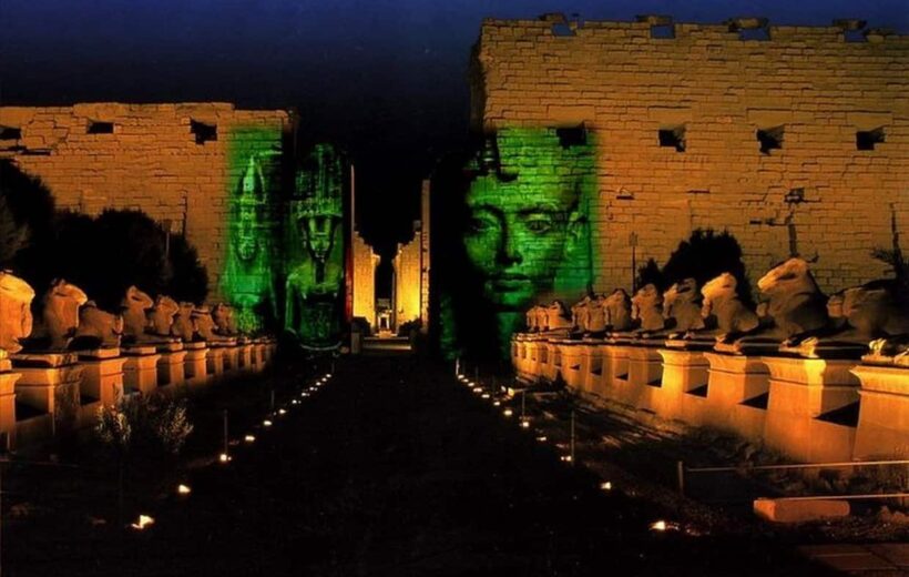 Sound and Light Show at Karnak Temple in Luxor